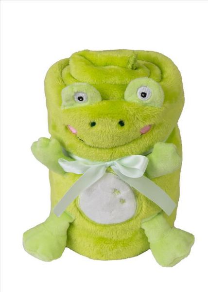 Obrazek BabyMatex Kocyk dla dzieci Willy, 85x100 cm, Żabka