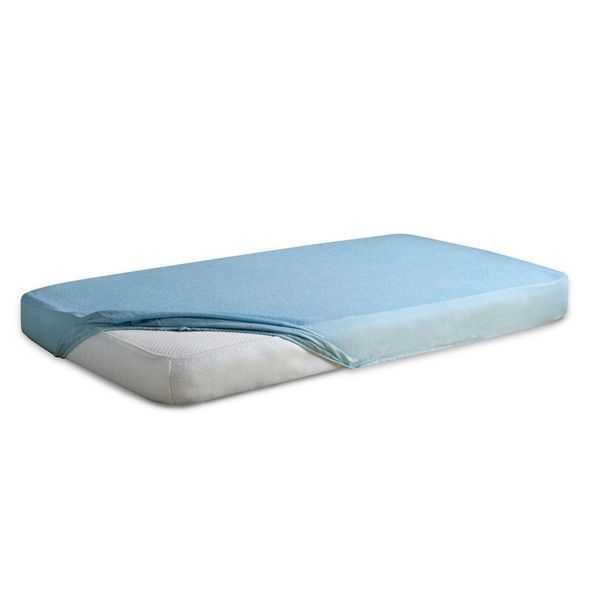 Obrazek Matex Prześcieradło nieprzemakalne JERSEY 140x200, błękitne,