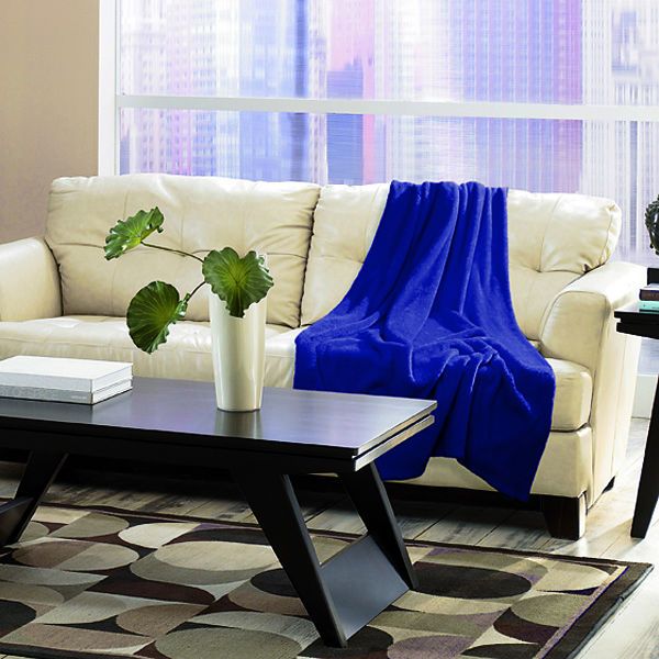 Obrazek Matex Koc PLAIN, 150x200, niebieski