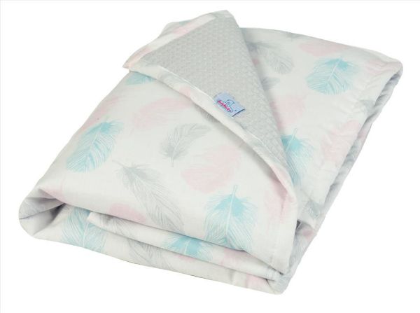 Picture of Cotton baby blanket PRESTIGE, reversible, 75x100cm