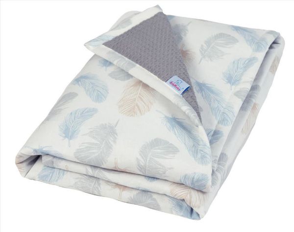 Picture of Cotton baby blanket PRESTIGE, reversible, 75x100cm