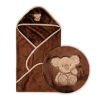 Picture of Microfiber baby blanket with hood KOALA, size 95x95