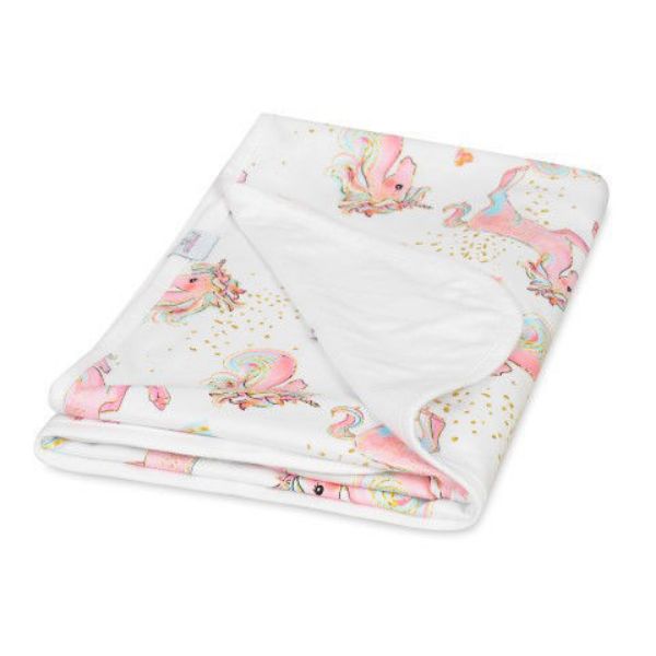 Picture of INES cotton double-sided blanket, size 75x100cm