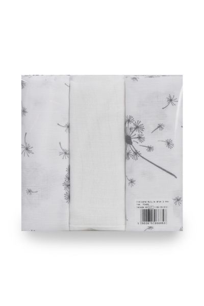 Picture of BabyMatex Pielucha MUSLIN drukowana 3 pak, 70x80, wzór 7