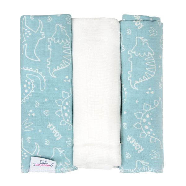 Picture of BabyMatex Pielucha MUSLIN DESIGN drukowana 3 pak, 70x80, wzór 4