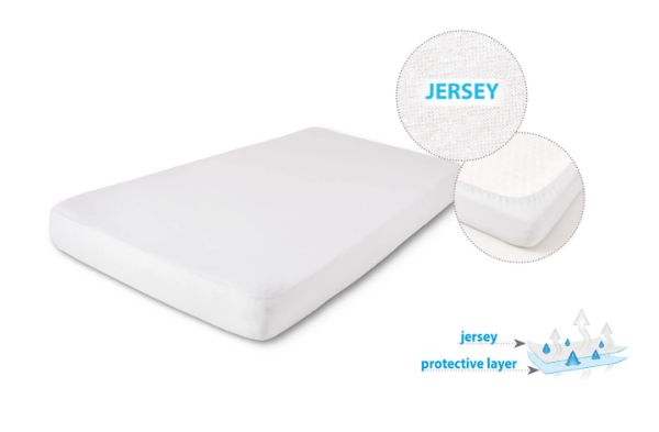 Picture of Hygenic pad w-proof&b-able JERSEY sheet 120x200