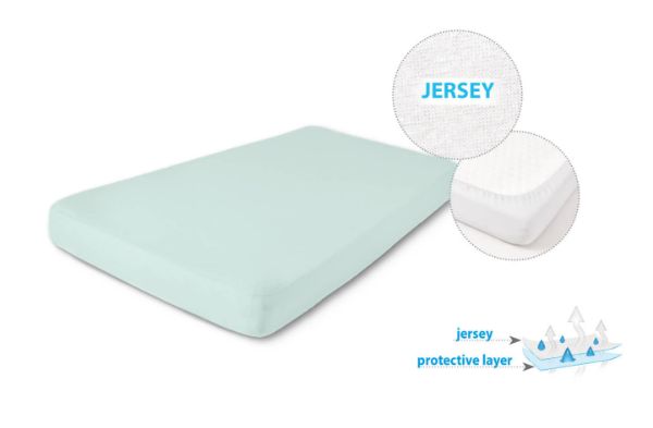 Obrazek SANIPUR Prześcieradło nieprzemakalne Jersey 160x200