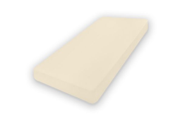 Obrazek Matex Prześcieradło jersey z gumą 150/160x190/200x30, ecru