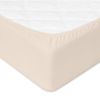 Obrazek Matex Prześcieradło jersey z gumą 150/160x190/200x30, jasno beżowe