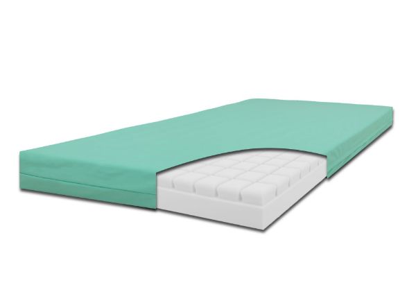 Obrazek SANIPUR Materac przeciwodleżynowy GOFER 15x90x200 ścieralny, oddychający, z nieprzemakalnym pokrowcem, 15 cm, T2540