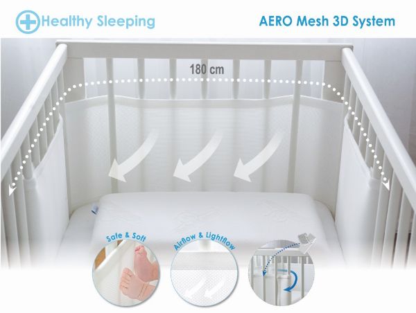 Obrazek Ochraniacz do łóżeczka BUMP AIR DESIGN 180