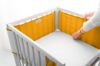 Picture of BabyMatex Ochraniacz do łóżeczka BUMP AIR MUSLIN 180x30cm, pomarańczowy