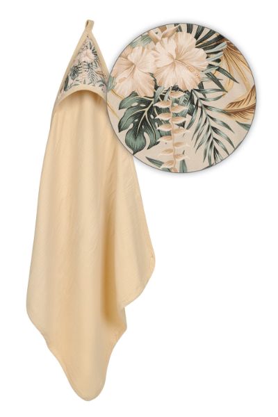 Obrazek Okrycie kąpielowe "MUSLIN DESIGN" roz. 85x85 cm