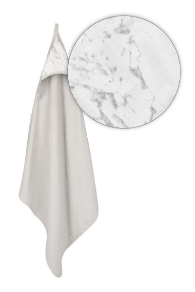 Picture of BabyMatex Okrycie kąpielowe "MUSLIN DESIGN" 85x85 cm, szare