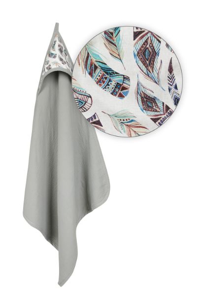 Obrazek Okrycie kąpielowe "MUSLIN DESIGN" roz. 85x85 cm