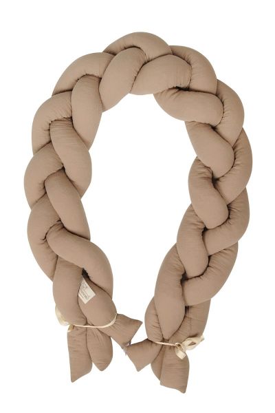 Obrazek Ochraniacz do łóżeczka WARKOCZ MUSLIN .dł. 200cm