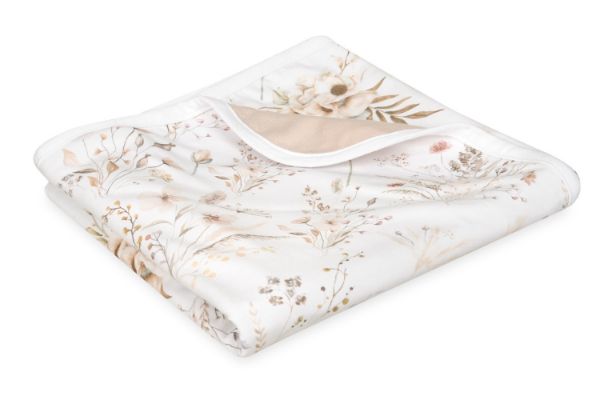 Obrazek BabyMatex Kocyk dla dziecka BAMBOO bambusowy-dwustronny 75x100, fioletowy