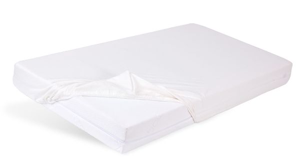 Obrazek Matex Prześcieradło jersey z lycrą 150/160x190/200, białe