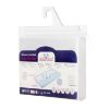 Obrazek BabyMatex Prześcieradełko nieprzemakalne JERSEY 58x110x8, Chicco Next2Me Forever, biały