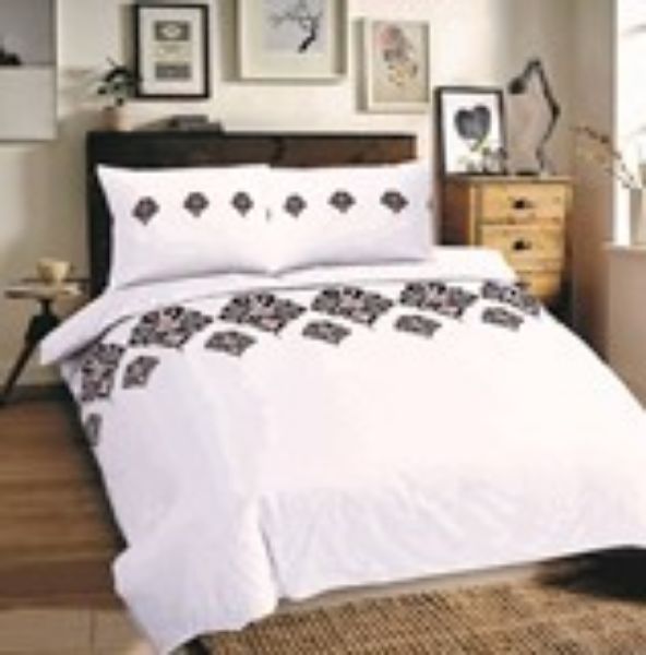 Obrazek Pościel deSATIN RANFORCE, 100% bawełna Ranforce 160x200-1,70x80-2, wzór parzenice 23