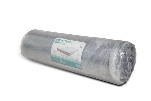 Obrazek SANIPUR Materac rehabilitacyjny 12x90x200 szpitalny, płaski, z miękkim pokrowcem z tkaniny, 12 cm, T2540, rolowany