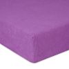 Obrazek Matex Prześcieradło frotte z gumą 210/220x190/200 PREMIUM, ciemno fioletowe