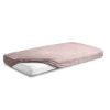 Obrazek Matex Prześcieradło frotte z gumą 210/220x190/200 PREMIUM, brudny róż