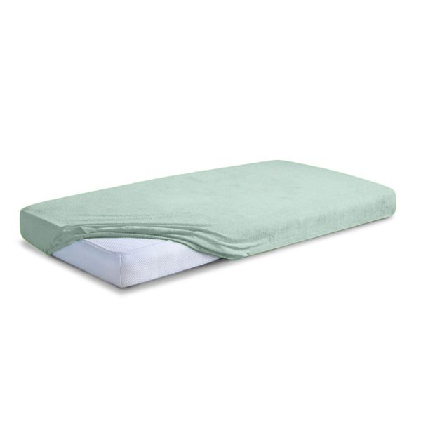 Obrazek Matex Prześcieradło frotte z gumą 180/190x190/200 PREMIUM, eukaliptusowe