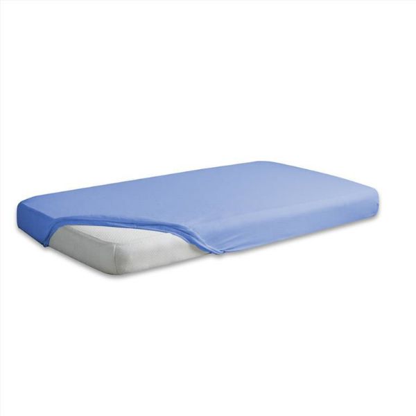 Obrazek Matex Prześcieradło jersey z gumą 210/220x190/200, ciemno niebieskie